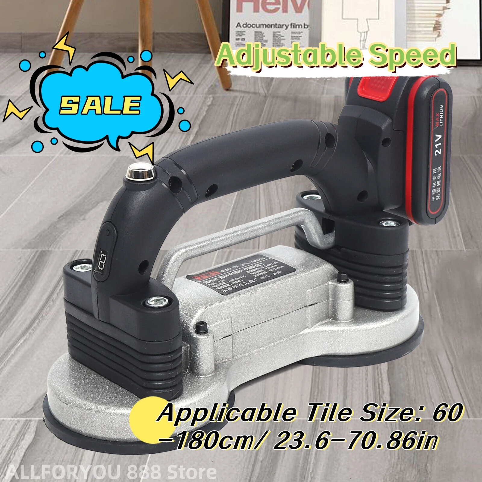 28000RPM Tile Tiling Machine Professional Tile Vibrator Floor Tile Leveling Tool For US/UK Standard