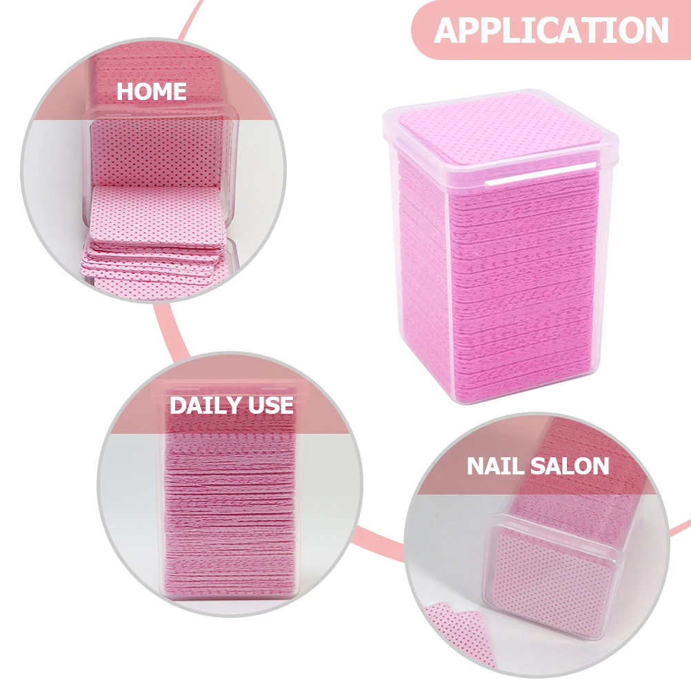 400 قطعة مسمار الفن تنظيف أداة المتاح مزيل طلاء الأظافر الوسادة ل هلام الاكريليك الأظافر مانيكير لوازم مزيل الصمغ منصات #3