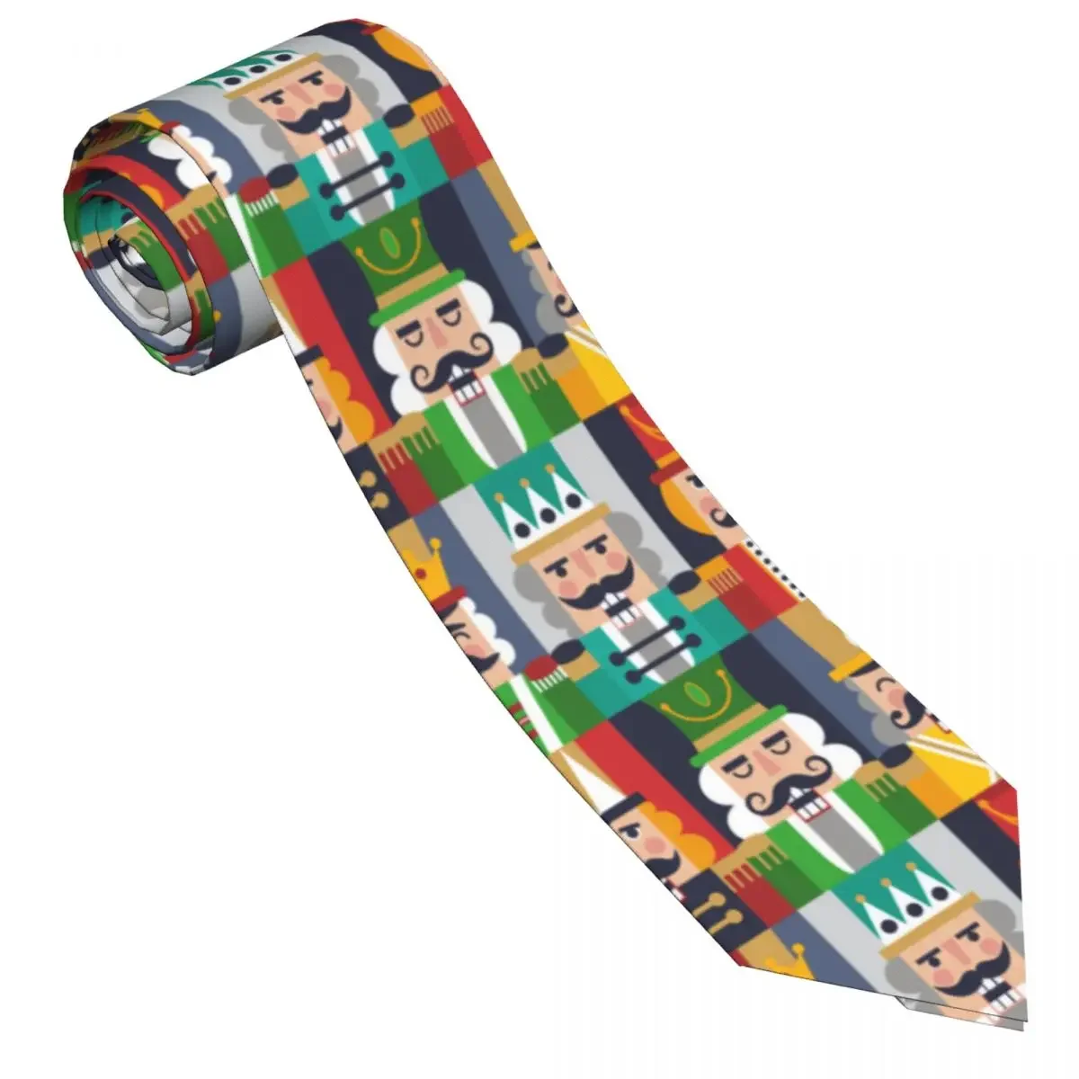 Christmas Nutcrackers Illustration Tie For Men Women Necktie  Clothing Accessories