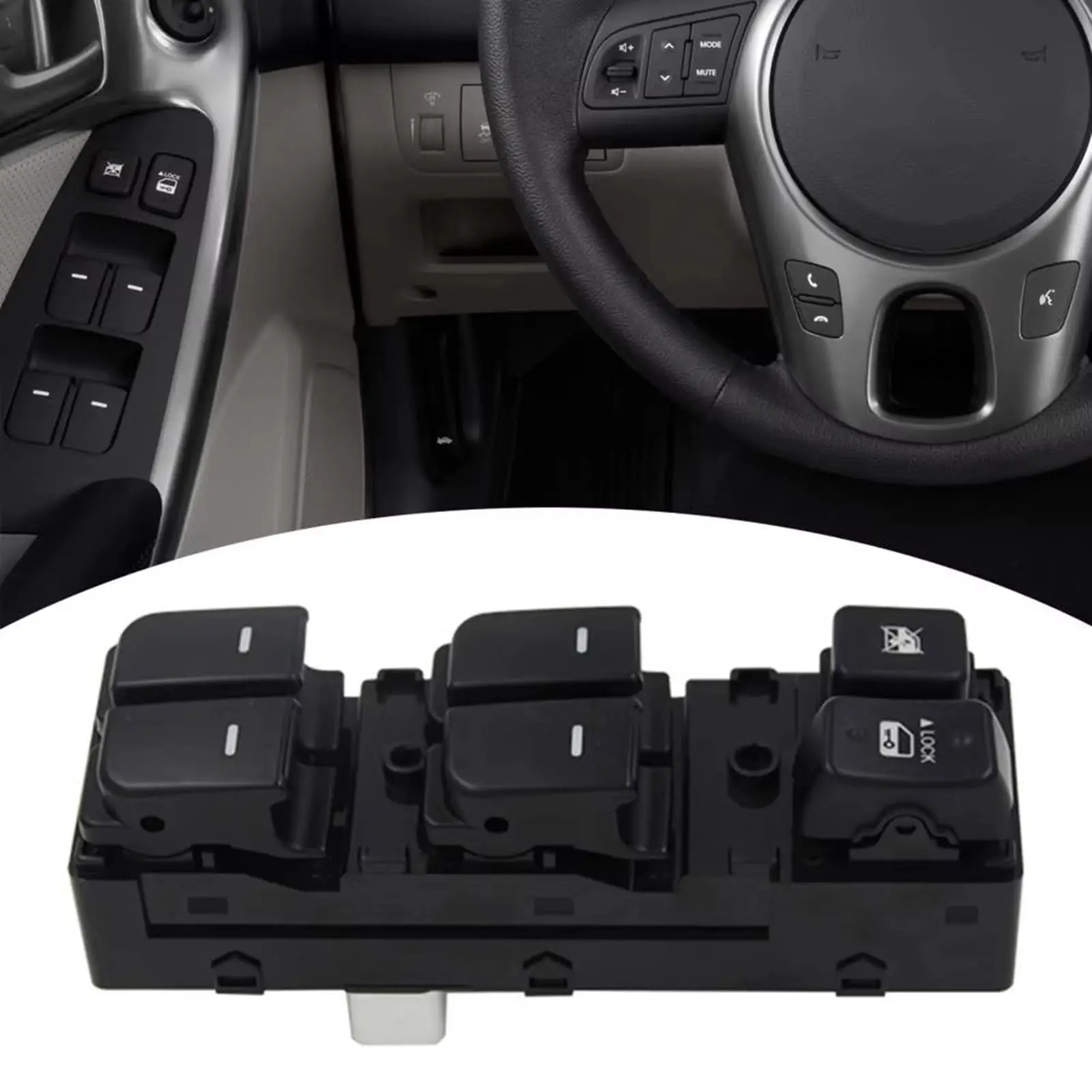 

Car Auto Parts For Kia FORTE Cerato 2010 2011 2012 Electric Power Master Window Control Lifter Switch 93570-1X000 935701X000