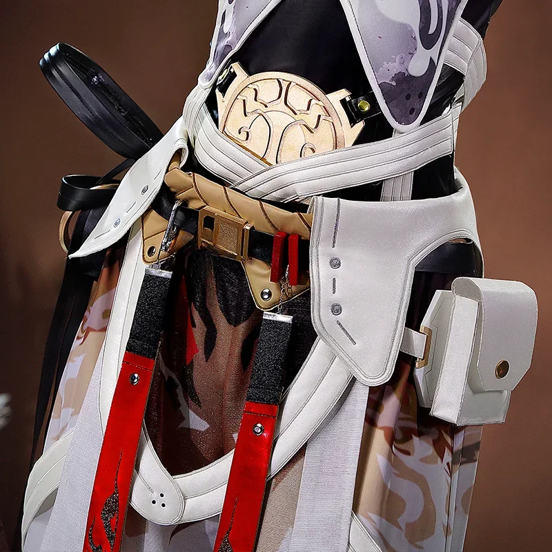 Wuthering Waves Lingyang Cosplay Costume Wig Game Uniform Liondance Troupe Glacio Resonator Jinzhou Halloween Party Women Me#1#W