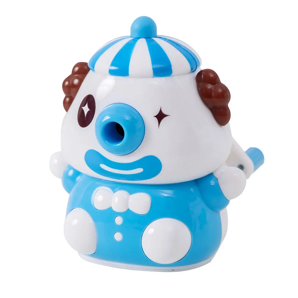 

Pencil Sharpener Portable Cartoon Design Students ABS Lightweight Comfortable Touch Non Slip Easy Use Child Stationery