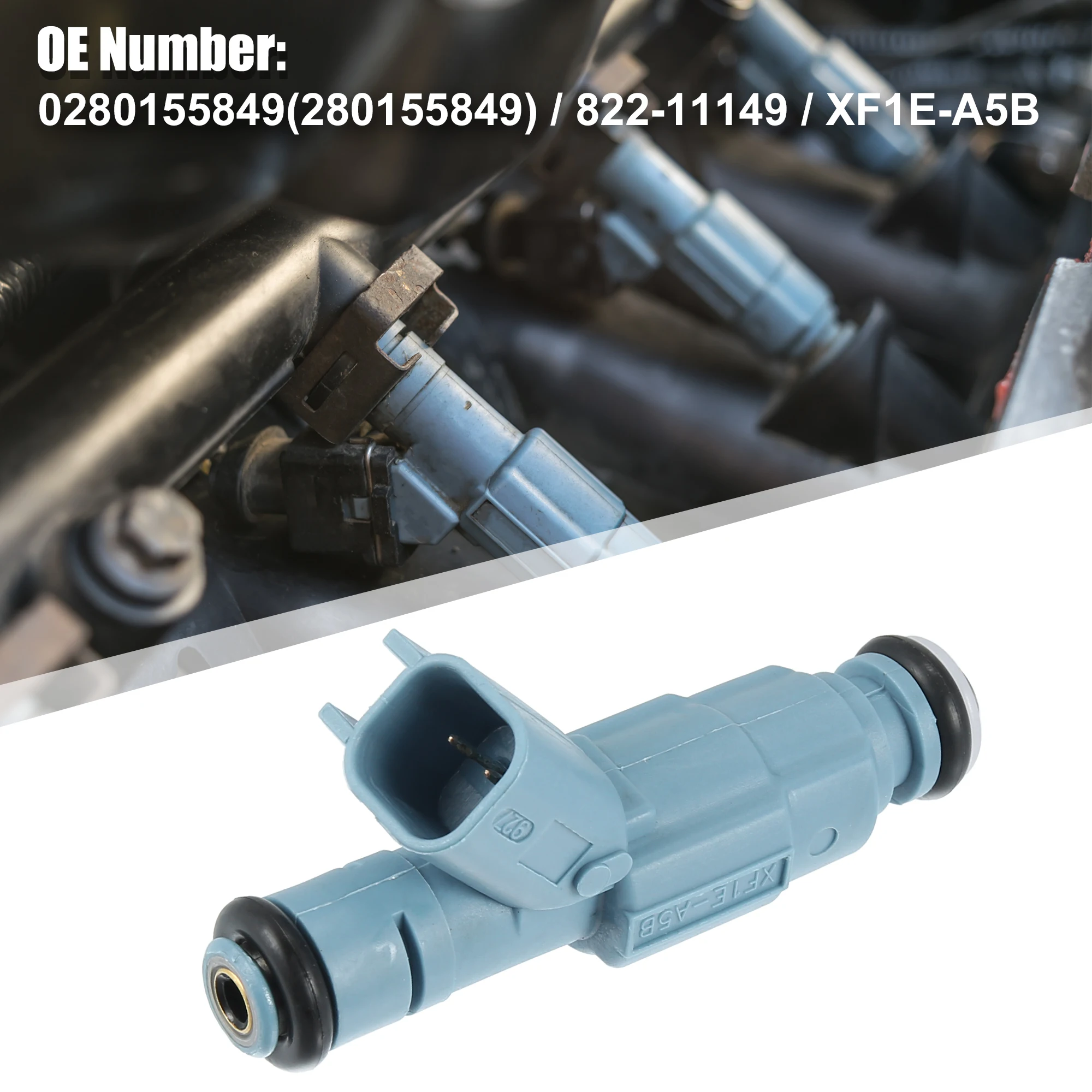 

UXCELL 8 шт. топливные форсунки 0280155849 для Dodge Durango Dakota 53032704AB 4,7 л