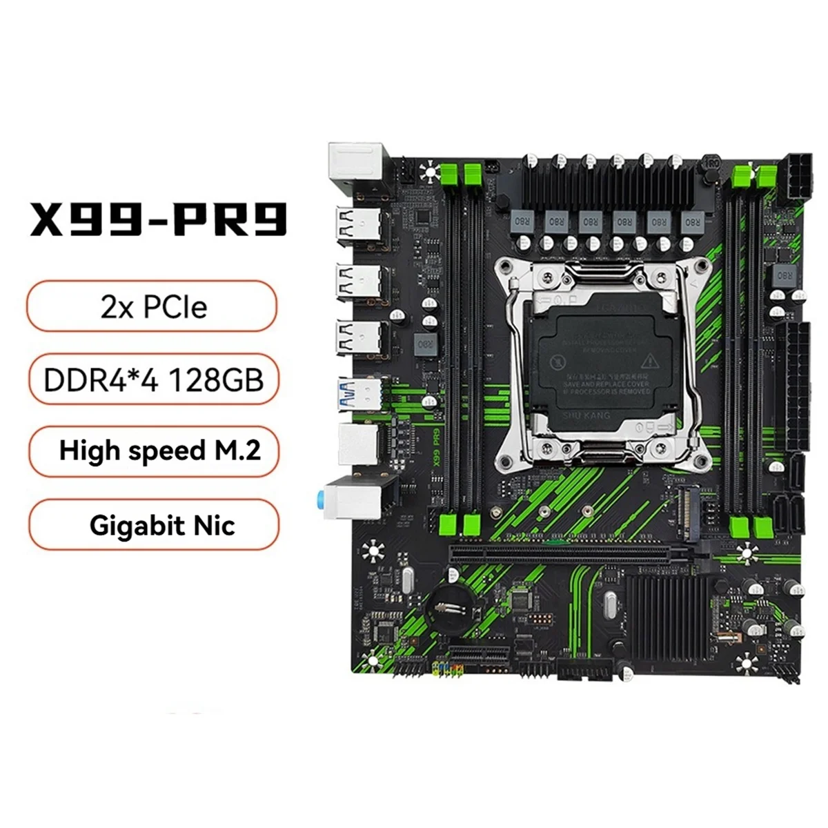 اللوحة الأم T88C X99 PR9 تدعم LGA 2011-3 Xeon E5 V3 وV4 CPU DDR4 PC اللوحة الأم للكمبيوتر المحمول