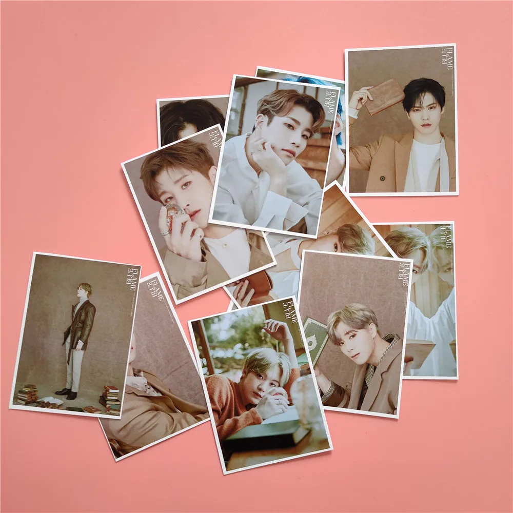 Kpop ASTRO MIni Six Albums BLUE FLAME LOMO Photo Card Rocky JIN JIN MJ Yoon SanHa Moon Bin EunWoo Postcard Fans Collection Gifts