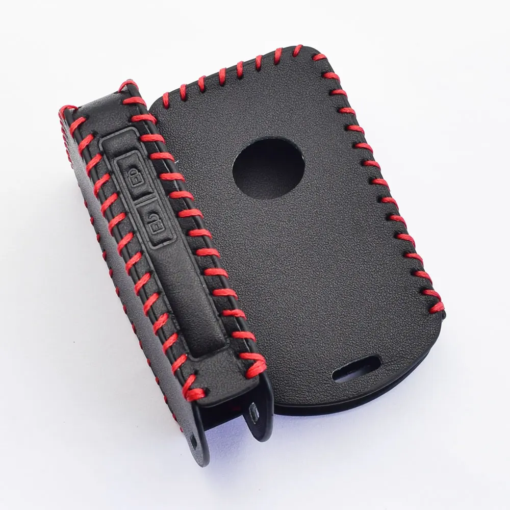Leder Auto Schlüssel Fall Smart Keyless Fernbedienung Anhänger Protector Abdeckung Keychain Für Mazda 3 CX-9 CX-5 CX-30 2020 2021 MX-5 2022 – Detail 2