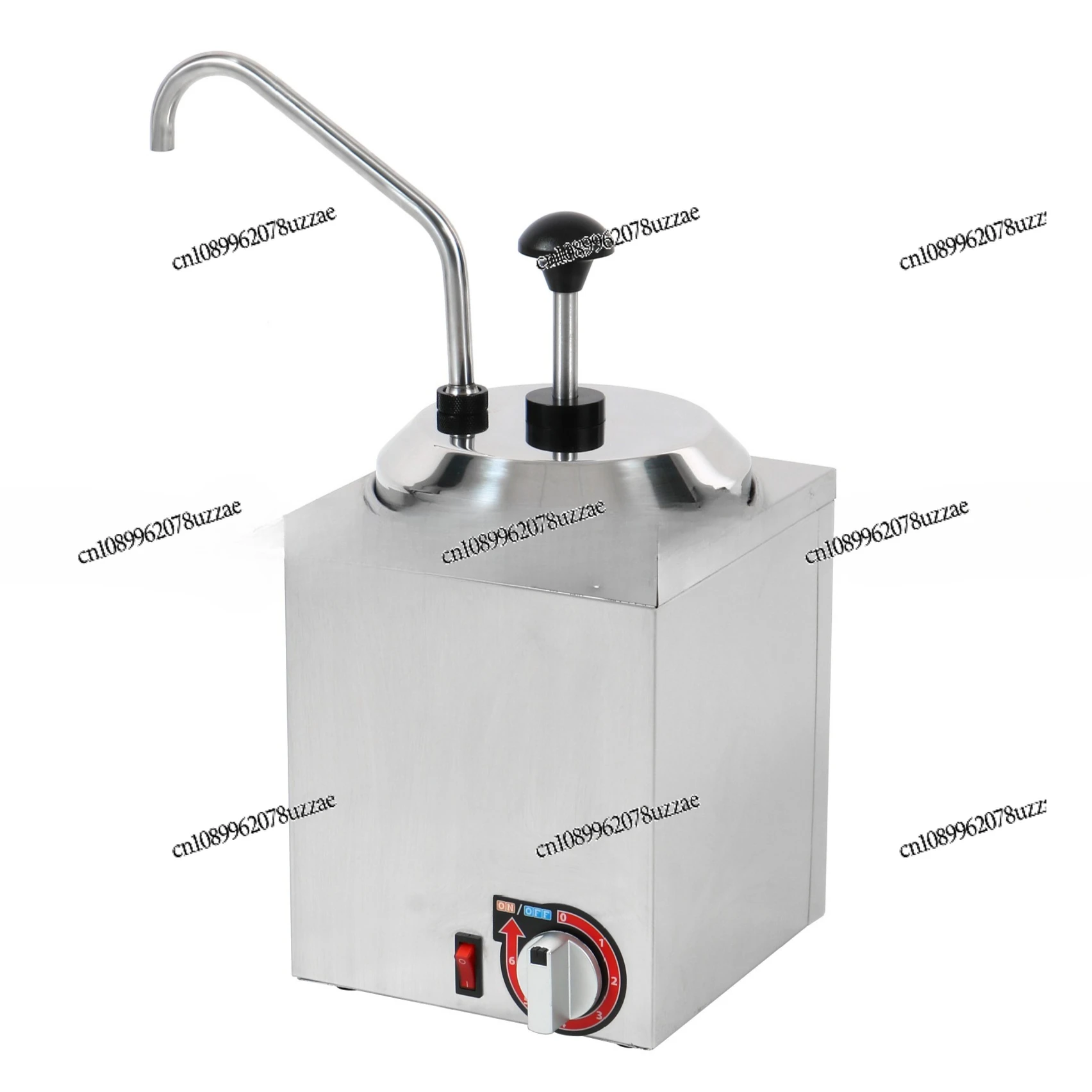 Electric Cheese Machine Dispenser Single Head Square Stainless Steel Electric Sauce Pump Cheese Insulation Heating Distribution