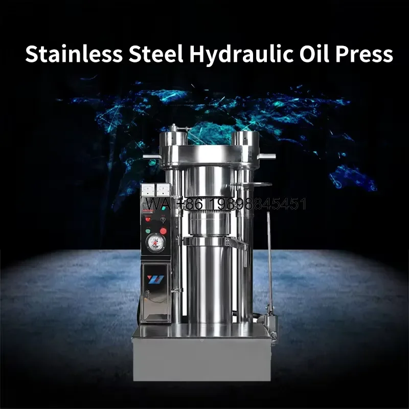 Wmwmnu 165 Model 3000W Home Automatic Cold Pressing Olive Oil and Seed Presser New Stainless Steel with 10kg/h