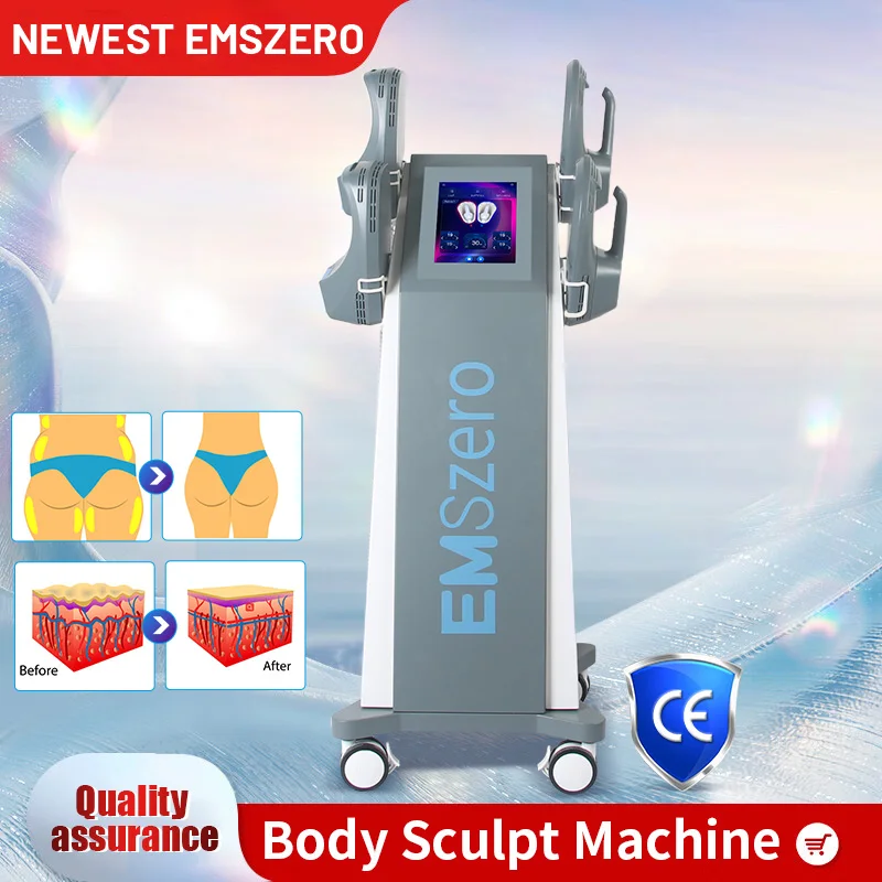 

2024 EMSzero Neo Power 6500W EMS+EMT RF body Sculpt machine with 4 handles and pelvic pads, optional EMS muscle stimulator