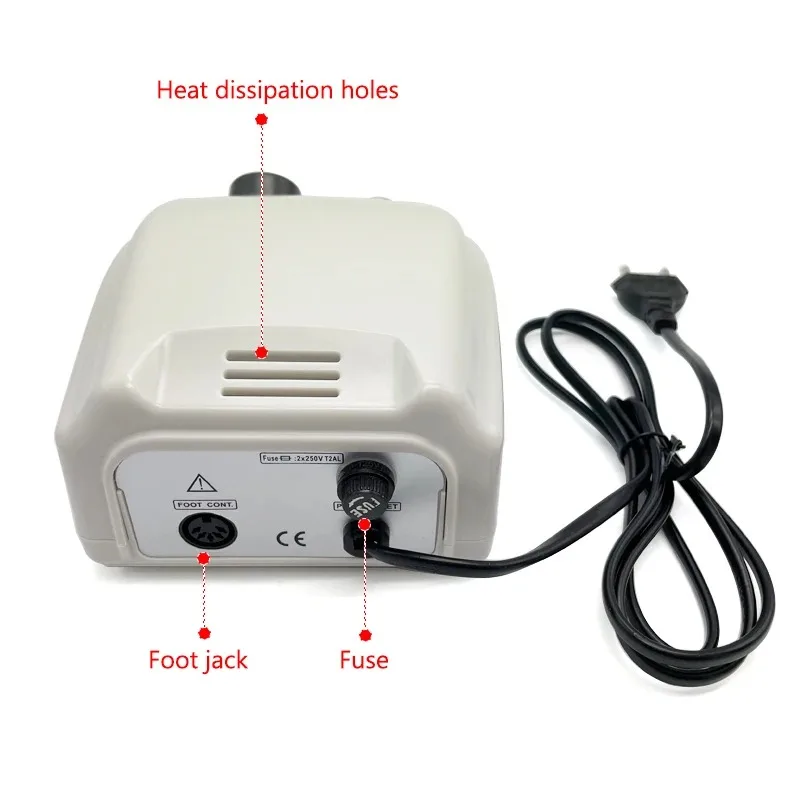 STERKE 207 35000 RPM Control Box Manicure Micromotor Handstuk Elektrische Manicure Boor Set Voor Nagelpolijsten apparaat