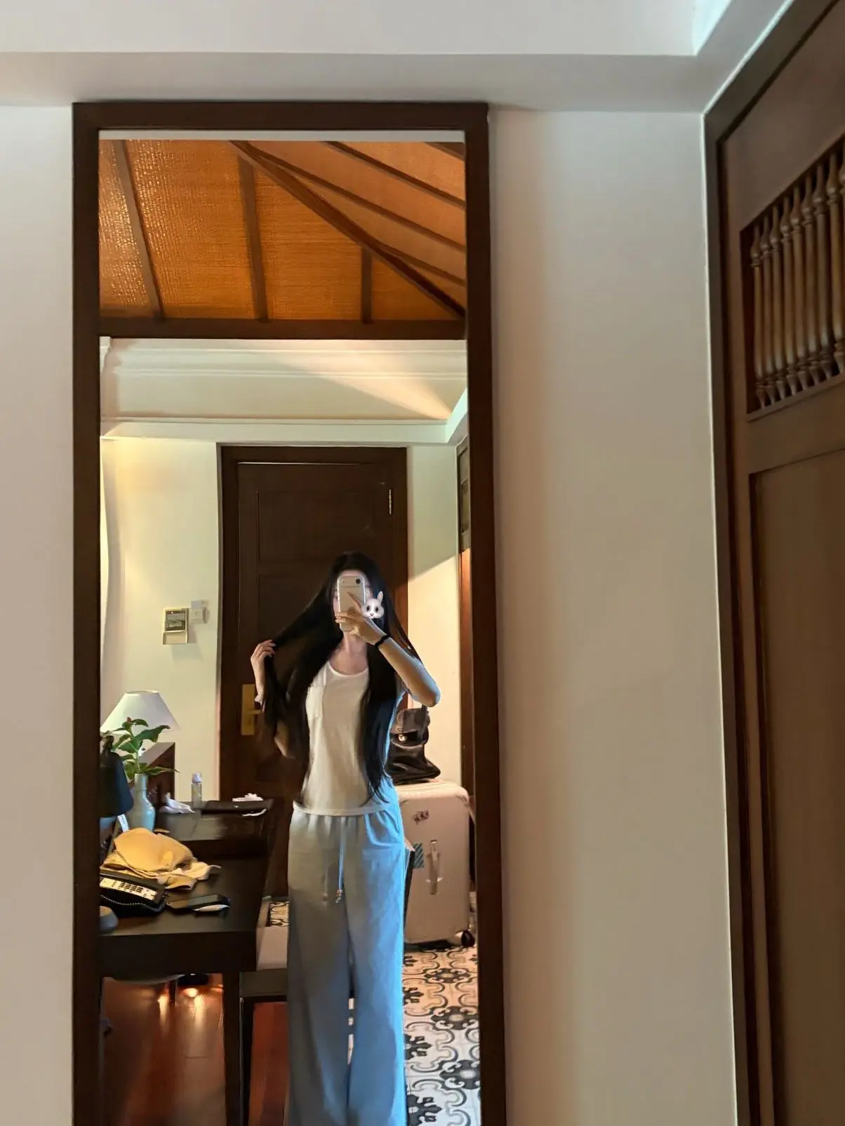 

Повседневные прямые брюки с декоративными бусинами и шнурком, льняные, длинные, синие, молочно-бежевые, летние, женские, с высокой талией