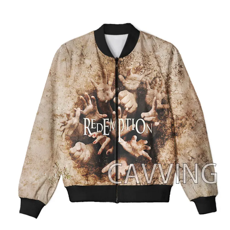 

CAVVING 3D Printed Redemption Band Zipper Bomber Jackets Men Overcoat Mens Coat Zip Up Jackets for Women/Men