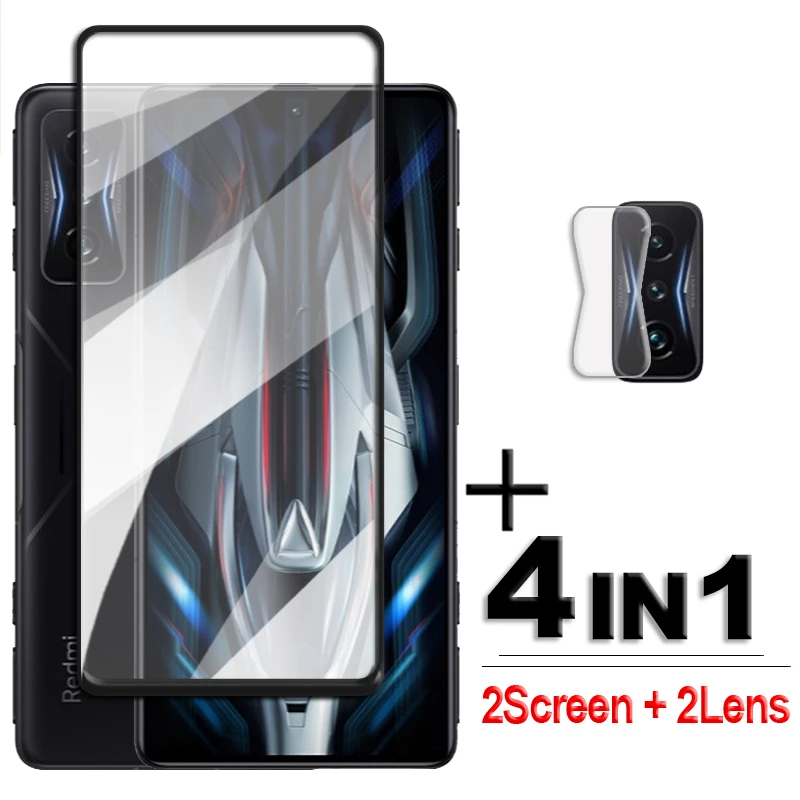 

4-in-1 2.5D Tempered Glass For Xiaomi Poco F4 GT Glass For Poco F4 GT Screen Protector Xiaomi Poco F4 GT Lens Film 6.67 inch