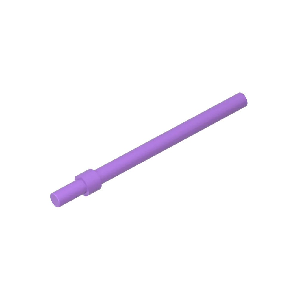 Gobricks GDS-905 Bar 6L mit Anschlagring, kompatibel mit Lego 63965, technischen DIY-Bausteinen für Kinder