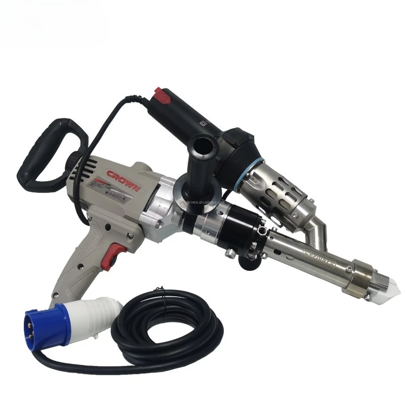 3400W CE Certificated PE HDPE PP Sheet Geomembrane High Power Plastic Hand Extruder Welding Gun