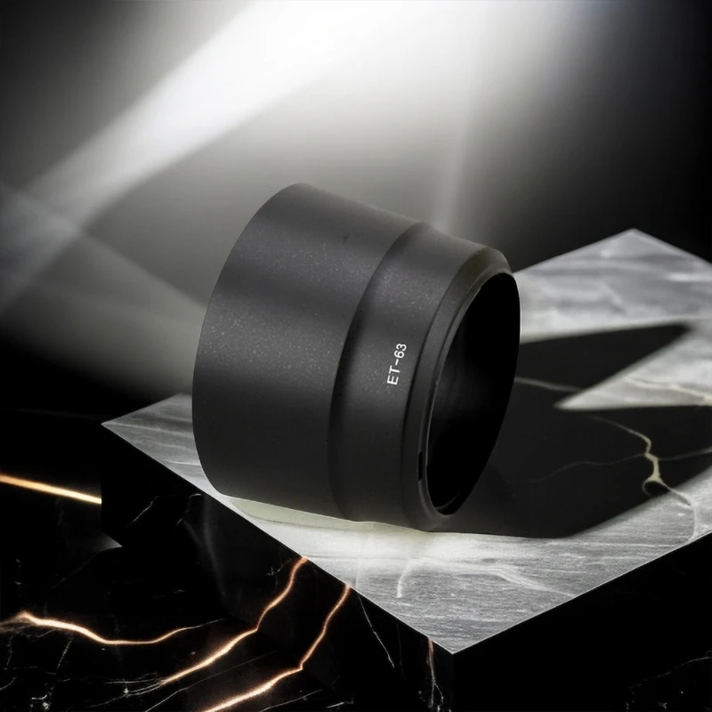 Затемняющая бленда, крышка объектива ET-63, 60 мм, бленда для объектива 750D, 760D, 55-250 мм, защита объектива камеры H7JF