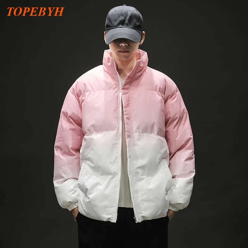 New Men's Casual Jacket Combination Simple Loose Daily Autumn and Winter New Cotton Coats