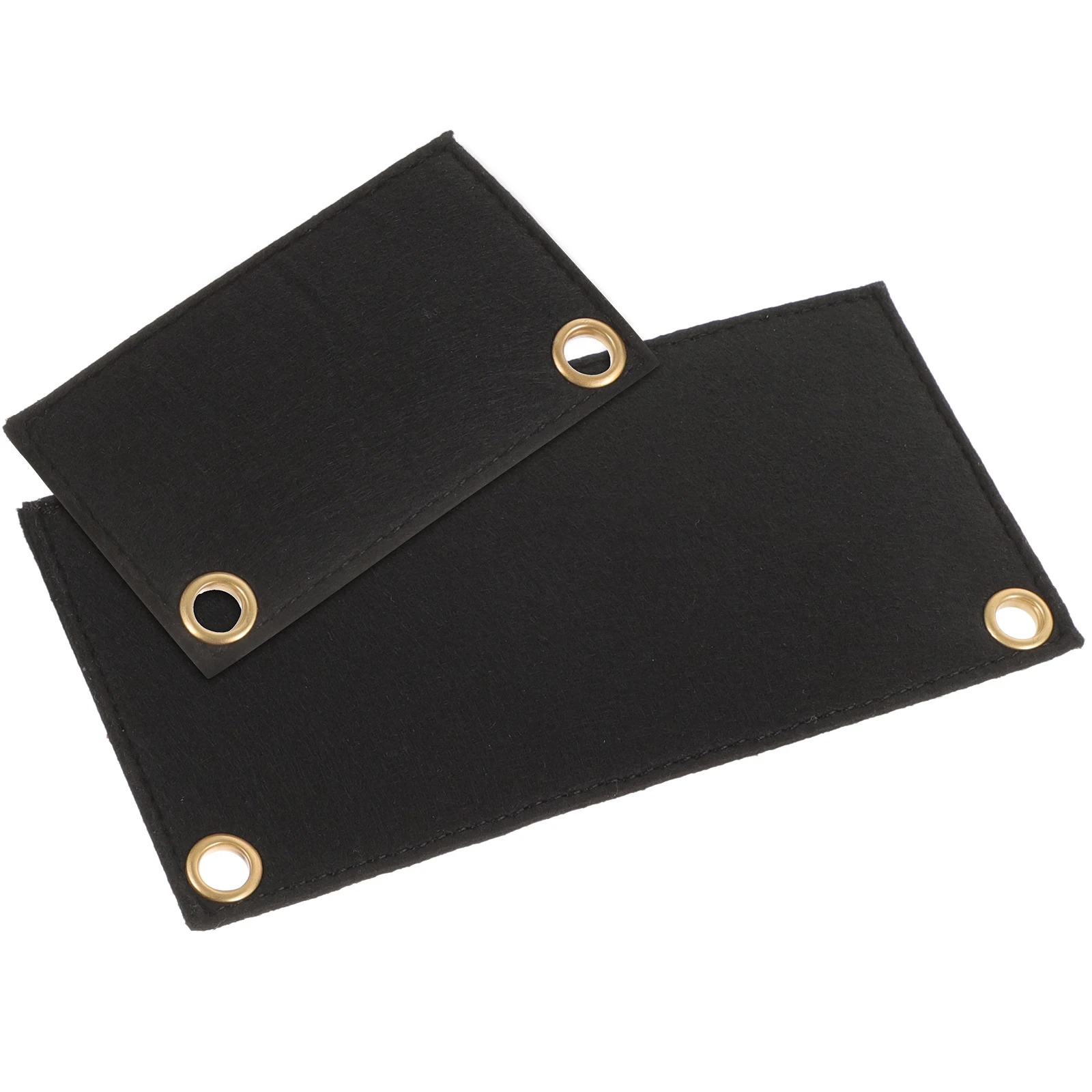 

2Pcs Handbag Organizer Inserts Felt Padded Purse Dividers with Metal Eyelets Snug Fit for Small Large Tote Bag Insert