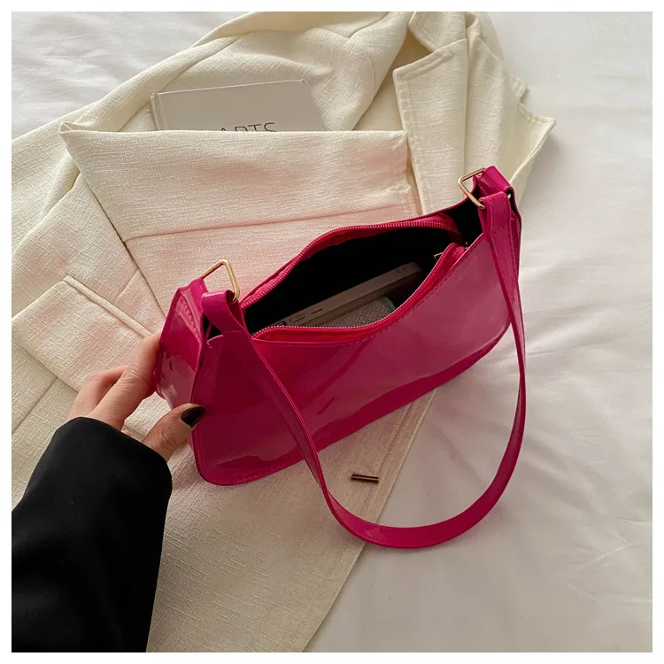 Neue, schlichte, lässige Damen-Unterarmtasche, ausländische Textur, kleine quadratische Handtasche, modische, vielseitige Umhängetasche für Pendler – Detail 30