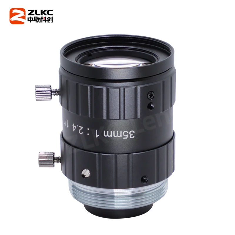 12MP Camera 35mm prime Lens 1/1.7'' Sensor Size C Mount F2.4 Manual Iris Low Distortion FA/CCTV IMX226 CMOS Cameras