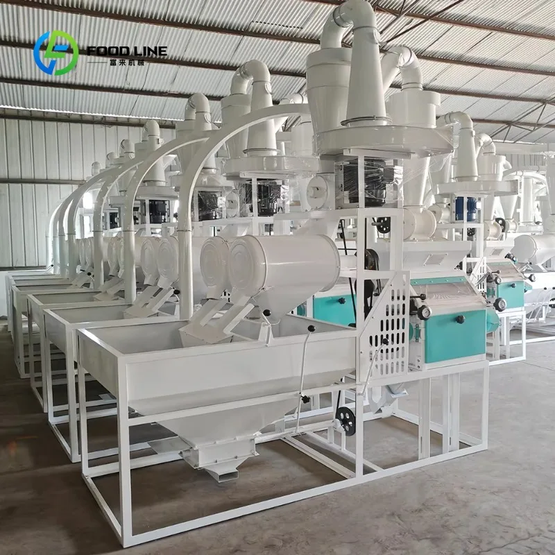 Customized Wheat Flour Mill Machine 5TPD Maize/Rice/Wheat Grain Grinder Flour Mill Machinery for Small Business