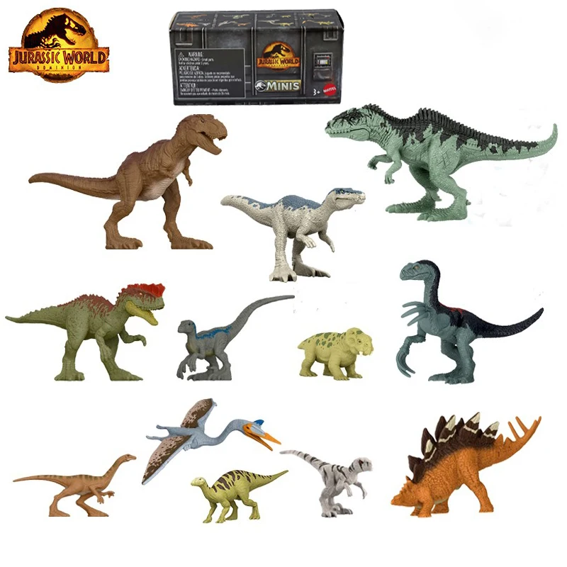 

Jurassic World Dominion Mystery Minifigure Blind Box Pcack Tyrannosaurus Rex Simulation Dinosaur Model Boys' Collectible Toys