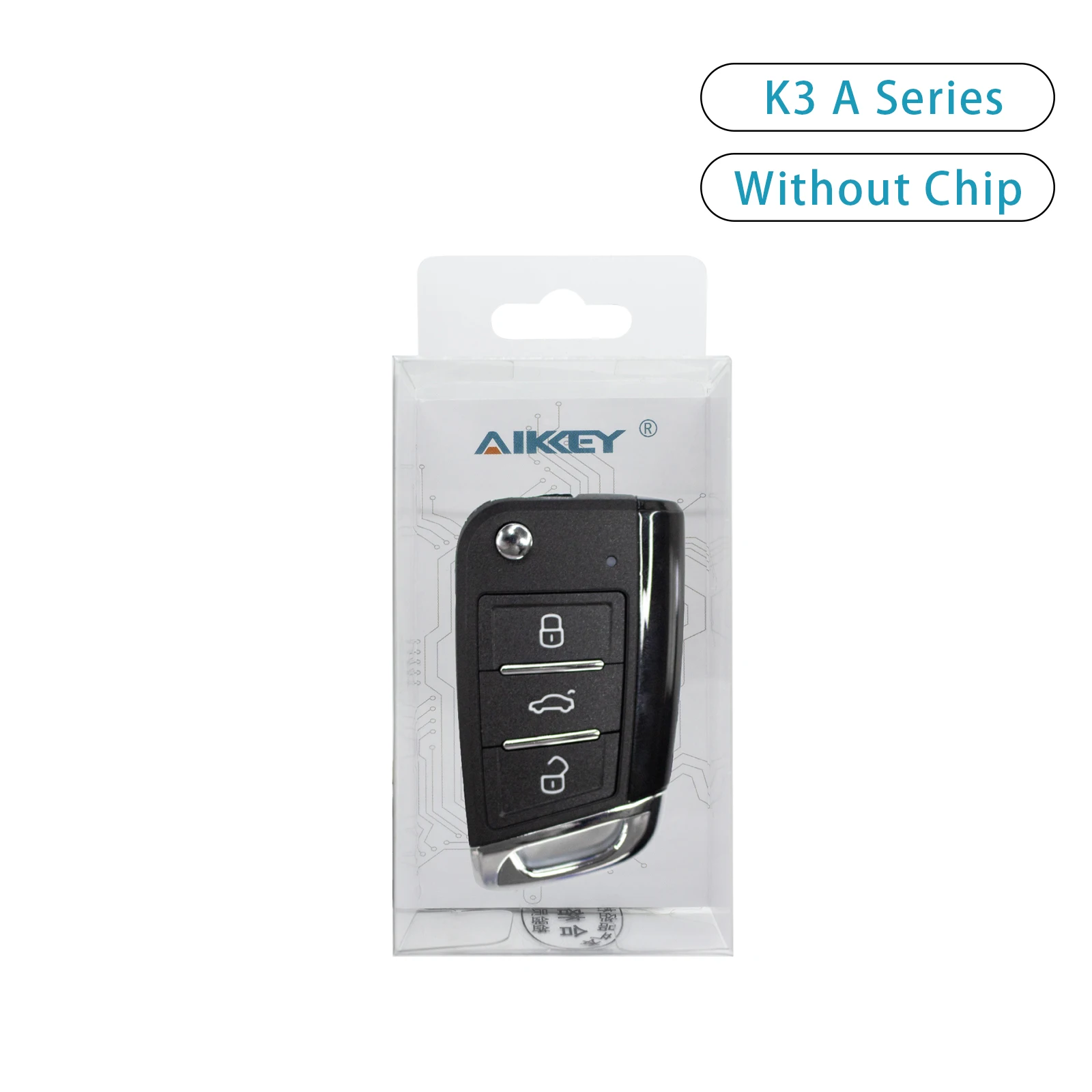 

AIK KEY Tool K3 MQB Style Universal A Series 3 Buttons Design Car Remote Key Fob for AIK Machine Remote Control Key