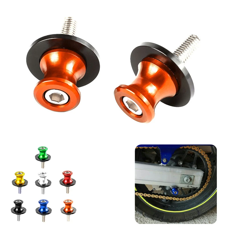 8MM Aluminum Motorcycle swingarm spools sliders for Kawasaki ZX1000 Ninja ZX-10R 2004-2019 for ZX636 Ninja ZX-6R 2013-2019