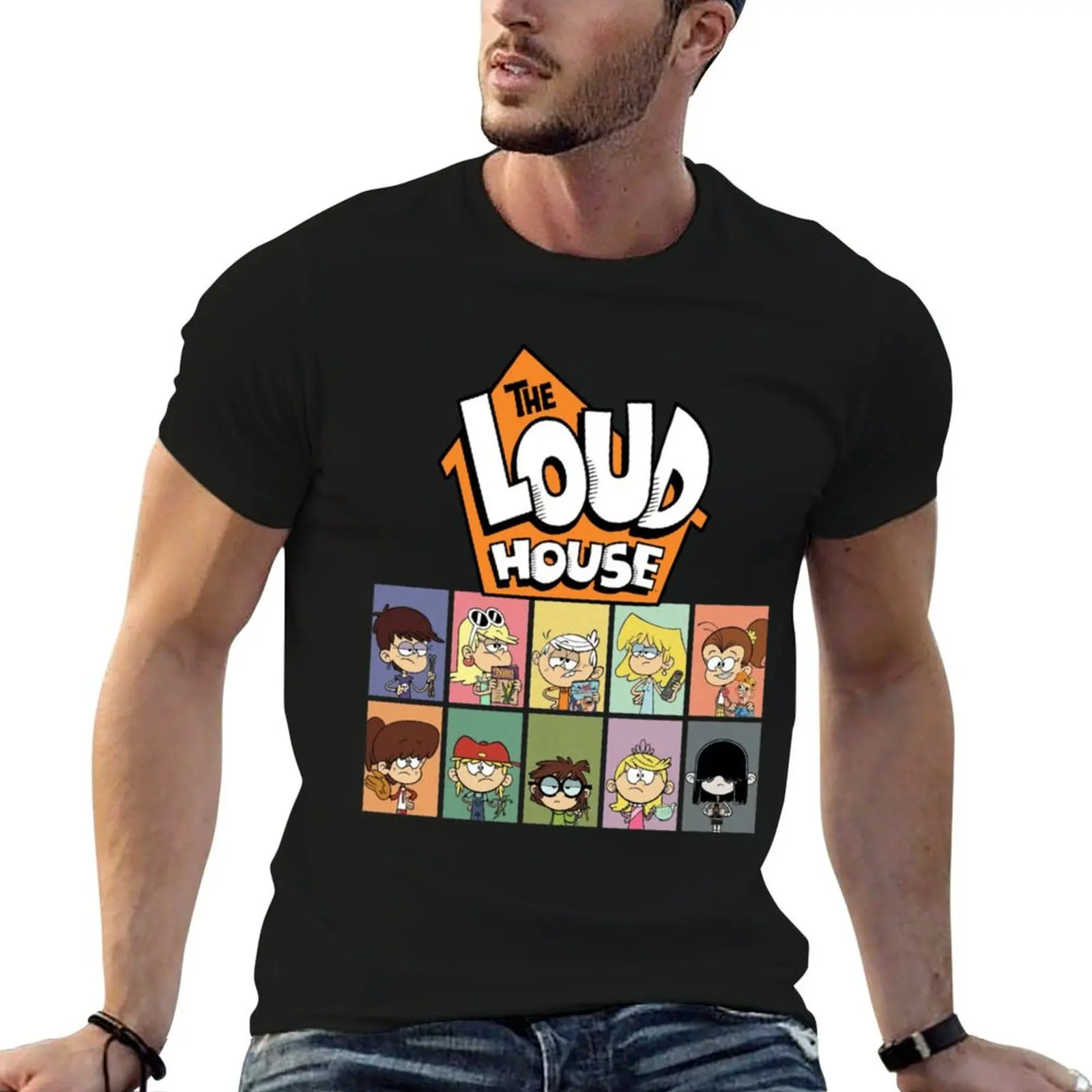 

The Loud House Characters T-Shirt man t shirt heavy cotton t shirt personalised man t shirts high quality luxury brand T-Shirt