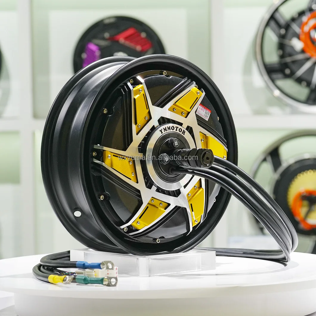 High Power Fast Speed 12Inch GT 5000W Electric Motorcycle Conversion Kits Brushless DC Motor