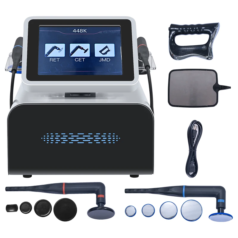 

Новый 3 в 1 Indiba Therapy 448 кГц Монополярный RF-машина RET CET Облегчение боли Формирование тела Схудение Удаление жира Машина для похудения