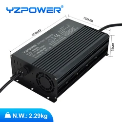 YZPOWER Lithium Battery Charger, 100.8V 10A High-power Charging Device, 24S, 90V, 110-240Vca