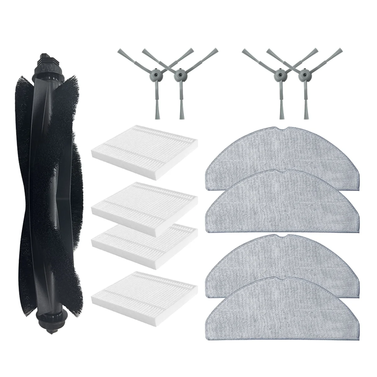 ل Eufy G50 الهجين/L60 الهجين/L60 الهجين SES استبدال أجزاء الملحقات الرئيسية الجانب فرشاة فلتر Hepa ممسحة القماش