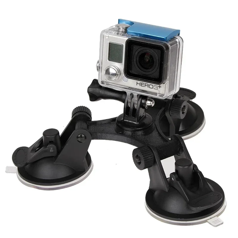 FF-F15A ventosa universale per Action Camera per ventosa in vetro per finestra GoPro con viti lunghe per accessorio Insta360 DJI Osmo