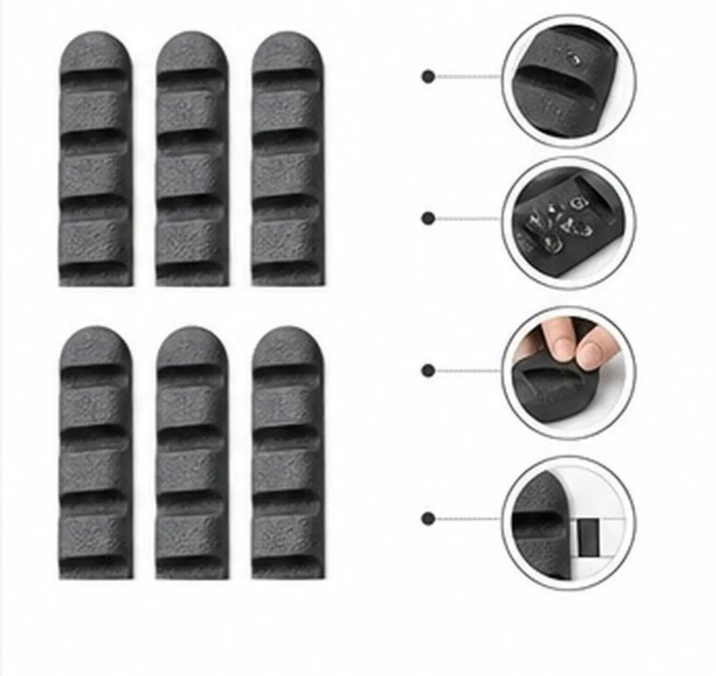 4Pcs Anti Scratch Car Door Bumpers Heavy Duty PVC Adhesive Guards for Side Door and Mirror Edges Car Protective Strip