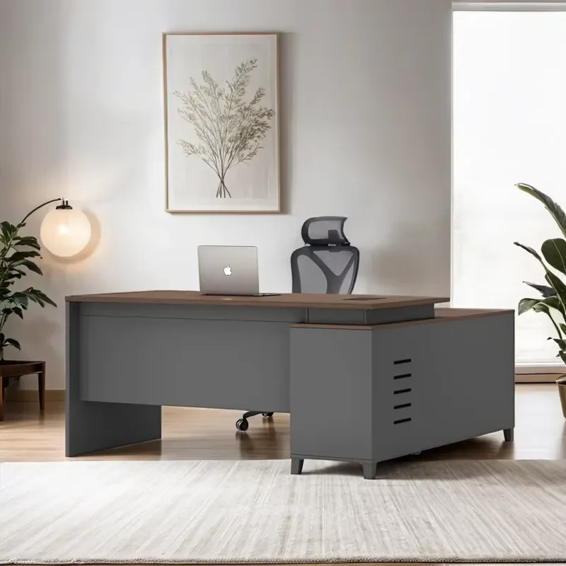 durable Modern Office Desk Furniture Workstation Table Designs Ceo Director Executive Desk Classic Office Desk and Chair