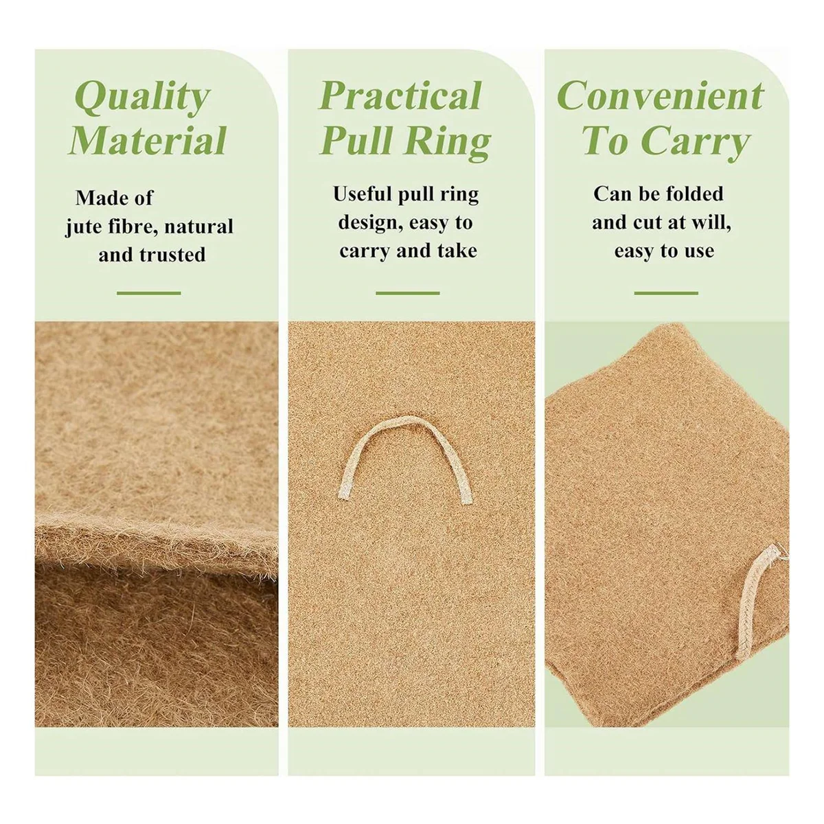 A72T 2 Ft X 2Ft Worm Blanket Worm Farm Kit Worm Bin Blanket Worms for Composting Fits Many Worm Bin Bag for Keeping Worms