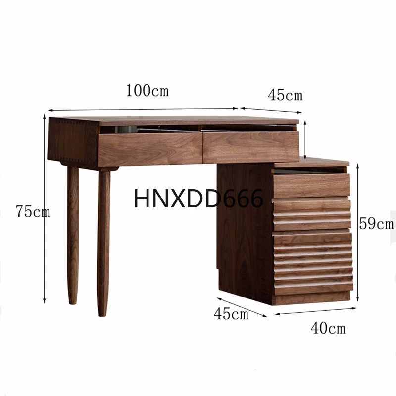 

nordic brown luxury dresser eithe drawers box Modern Large Women Dressing Table Storage Hotel Wooden Schminktisch Furniture