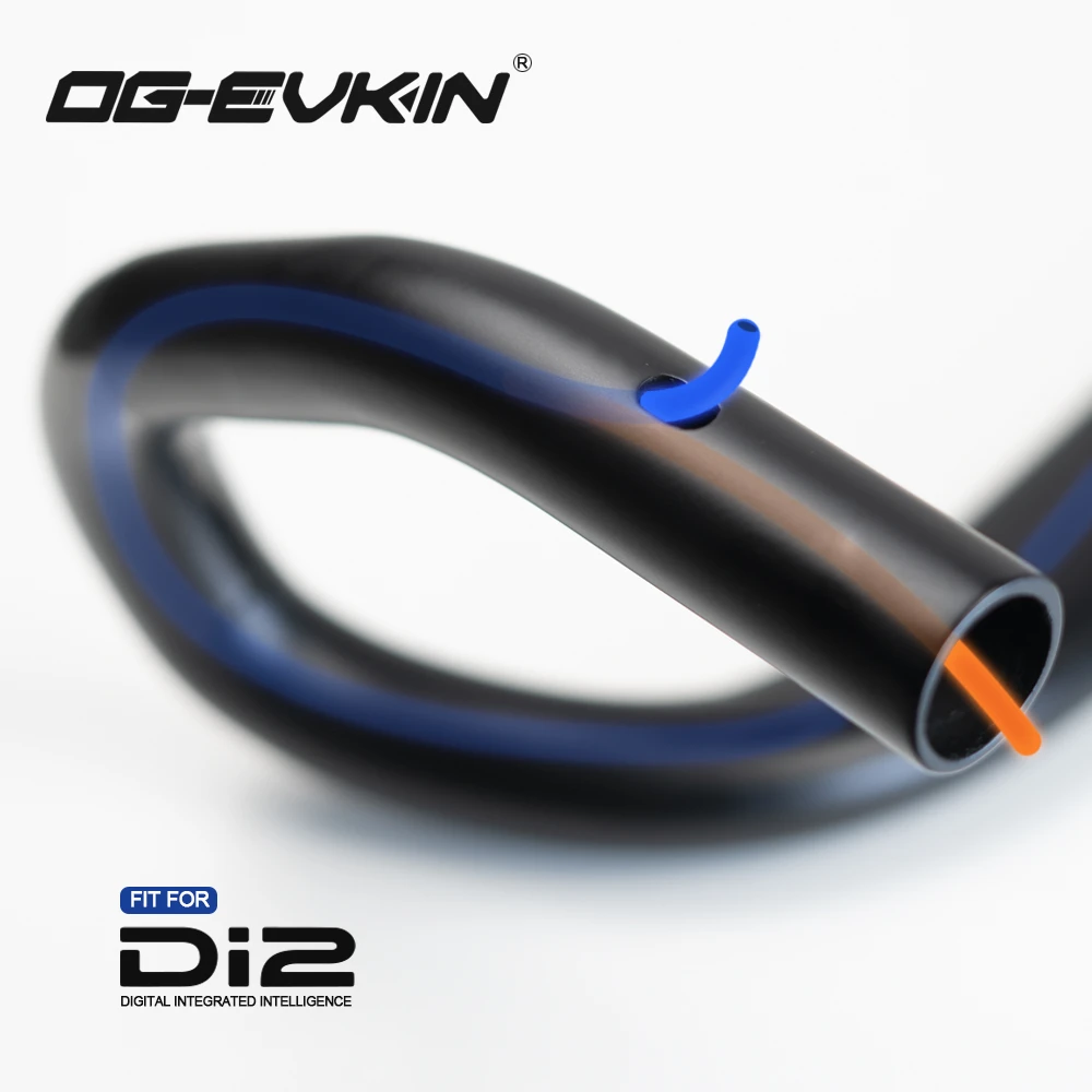 OG-EVKIN HB1301 Carbon Gravel Handlebar Integrated Hidden Cable 28.6mm 31.8mm DI2 for Travel Cycling Bicycle Bike Accessories