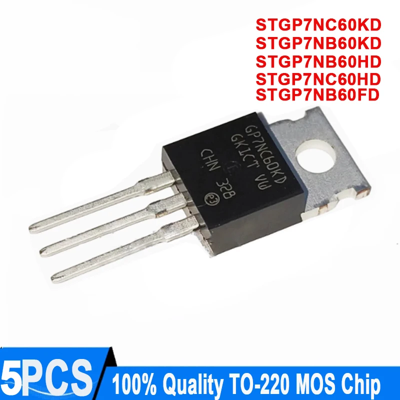 

(5 шт.) GP7NB60KD STGP7NB60KD GP7NB60HD STGP7NB60HD GP7NC60HD STGP7NC60HD GP7NB60FD STGP7NB60FD TO-220 МОП-чипы