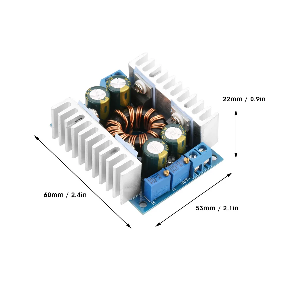 Step Up Module Power Step down Module DC5-30V to 1.25-30V Automatic Step UP/Down Converter Boost/Buck Voltage Regulator Module