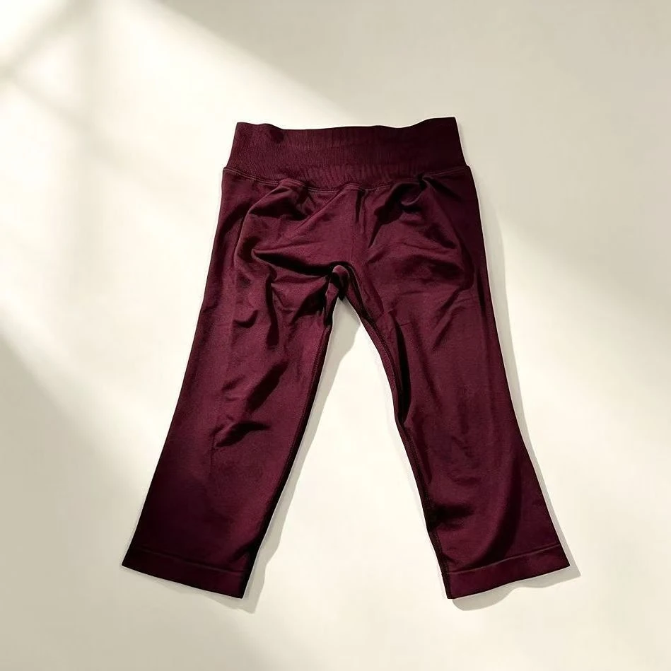 Pericic Nahtlose Yoga-Caprihose für Damen, Schnelltrocknend, Hohe Taille, Fitness-Cropped-Leggings, Sportbekleidung, Workout-Laufhose – Detail 9