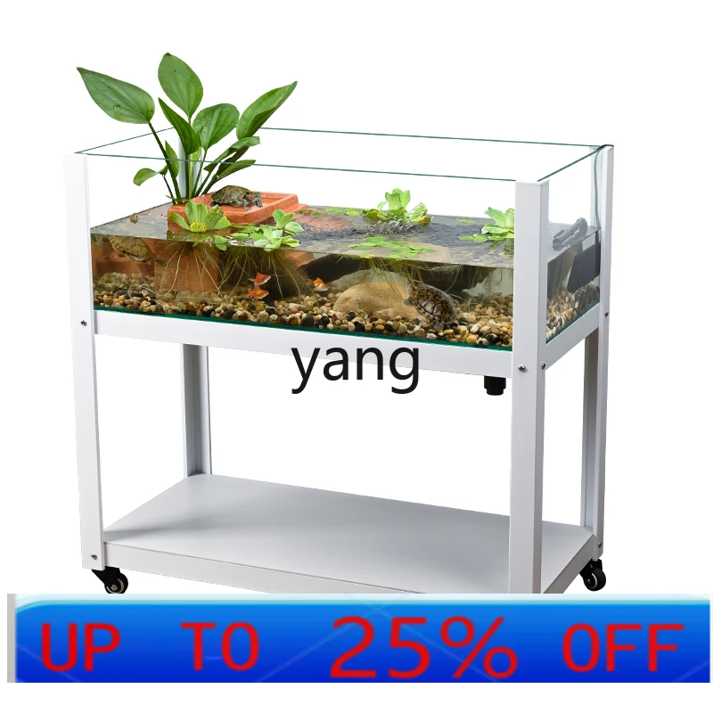 

YJQ turtle feeding tank with sunscreen large ecological landscaping box