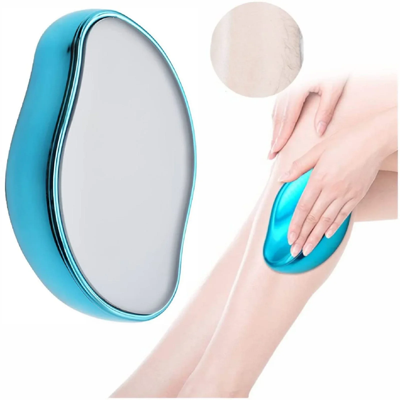 New Crystal Hair Eraser Bleam Crystal Hair Remover Magic Painless Exfoliation Hair Removal Tool for Women Men Leg Arm Back Reusa