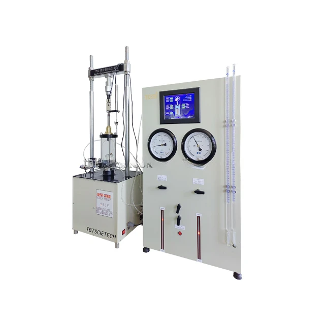 10 KN Full Automatic Strain controlled triaxial test apparatus 30kn Full Automatic Triaxial Testing Machine Soil Uu Cu CD test