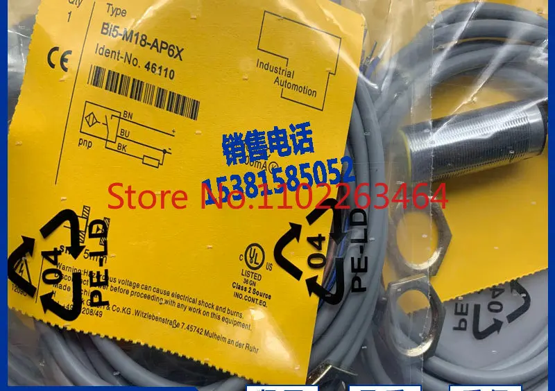 

New BI5-M18-AN6X BI5-M18-AP6X metal sensor proximity switch