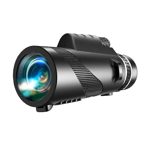 80x100 Draagbare Zoom HD 5000M Telescoop Opvouwbare Lange Afstand Mini Krachtige Telescoop voor Jacht Sport Outdoor Camping Reizen
