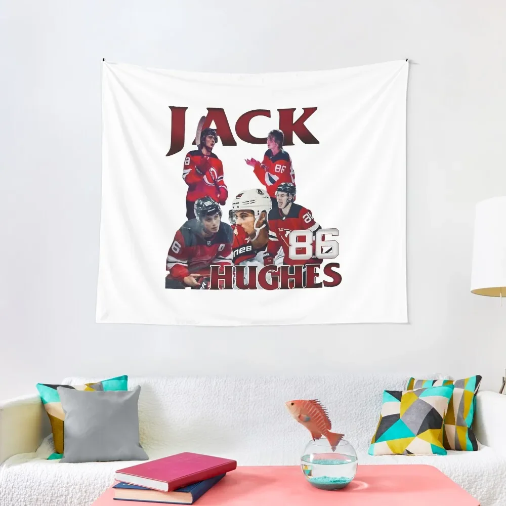 

Jack Hughes American Hockey Tapestry Home Supplies Room Decorations Wall Art Tapestry