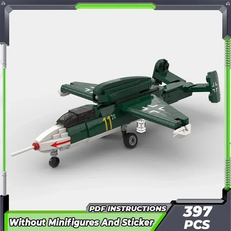 Moc Mattoni da costruzione Modello militare 1: 35 162 Salamander bomber Tecnologia Blocchi modulari Regali Giocattoli di Natale Set fai da te Assemblaggio