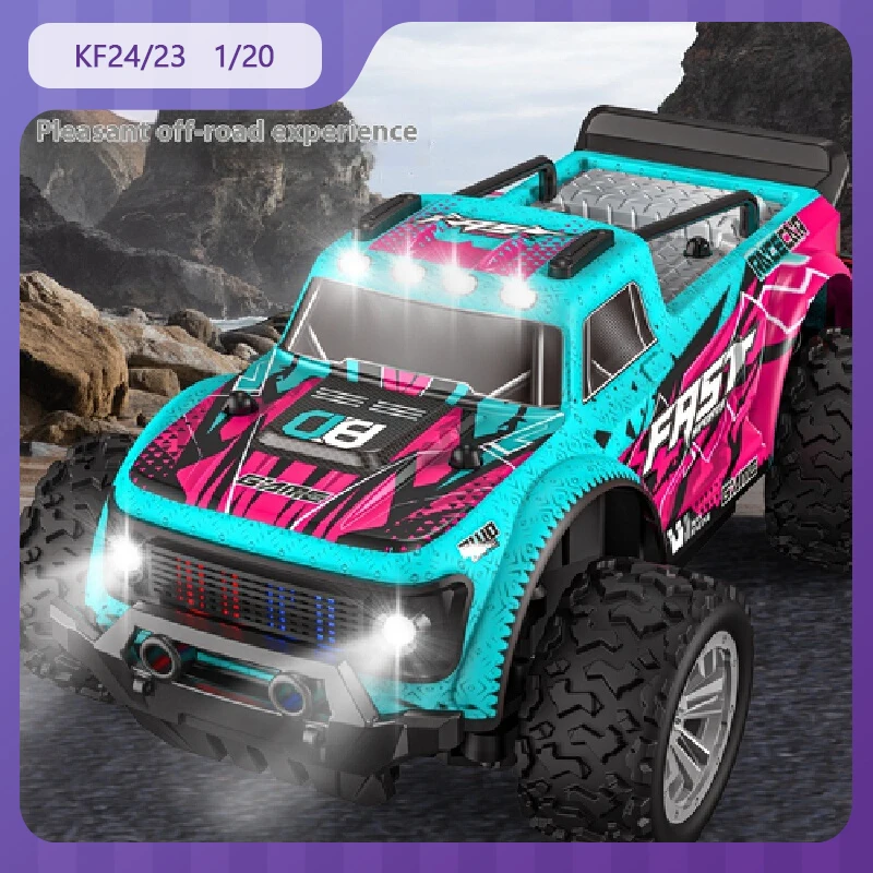 

Kf24/23 1/20 2.4g Rc Car Led Light High-Speed Remote Control Car Climbing Off-Road Vehicle Mini Drift Cars Children'S Toy Gift